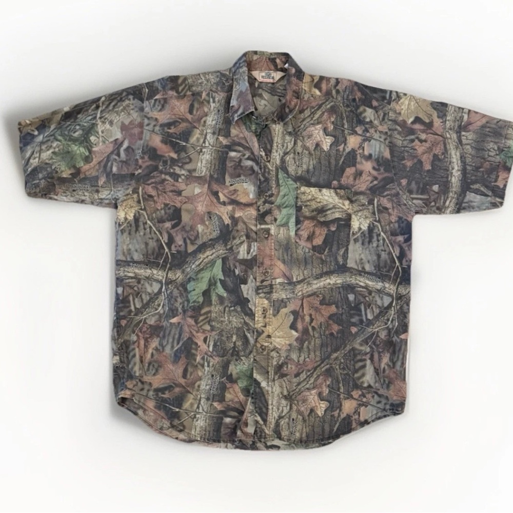 Vintage 90’s RedHead Camouflage Mossy Oak Button Down Shirt